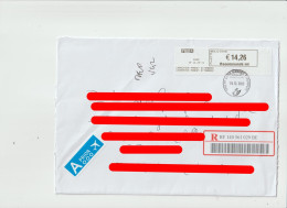 7401 Lettre Cover BELGIQUE BELGIE Carrefour Market ETTERBEEK CODE BARRE Recommandé Registered - Storia Postale