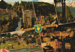 BAD GASTEIN, MULTIPLE VIEWS, ARCHITECTURE, BRIDGE, WATERFALL, PISCINE, UMBRELLA, RESORT, EMBLEM, AUSTRIA - Bad Gastein