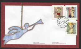 1999  Victorian Angels  - Christmas Issue  Sc 1815-7 On Single FDC - 1991-2000