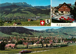 13597818 Appenzell IR S?ntis Landsgemeindeplatz Eisenbahn Appenzell IR - Autres & Non Classés