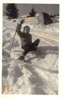 Carte Photo COURCHEVEL (73-Savoie) PHOTO-SKI-SPORT HIVER-Garçon Chute En Ski - Courchevel