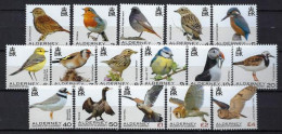 Alderney - Aurigny 2020 Série Courante Oiseaux Yvert N° 654 à 669 Neuf ** MNH - Alderney