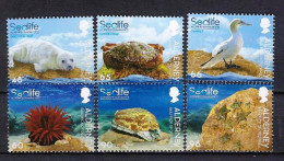 Alderney - Aurigny 2020 Vie Marine à Ramsar Yvert N° 670 à 675 Neuf ** MNH - Alderney