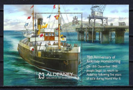 Alderney - Aurigny 2015 Retour Des Exilés Yvert Bloc N° F547 ** MNH - Alderney