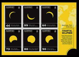 Alderney - Aurigny 2017 Eclipse Solaire Yvert Bloc-feuillet N° F586 ** MNH - Alderney