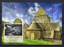 Alderney - Aurigny 2020 Eglise Sainte-Anne Yvert Bloc N° F692 ** MNH - Alderney