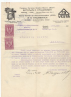 1923. KINGDOM OF SHS,SERBIA,BELGRADE,VESTA SEWING MACHINE LETTERHEAD,GENERAL AGENT LETTER TO STATE COUNCIL - Covers & Documents