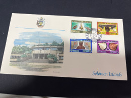 4-1-2024 (4 W 17) 1983 - Solomon Islands - The History & Heritage Of The Commonweath (by Fleetwood) Seashell - Iles Salomon (...-1978)