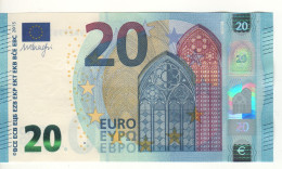 20 EURO  'Spain'     Draghi  V 005 F2   VA2998796258  /  FDS - UNC - 20 Euro