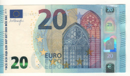 20 EURO  Firma DRAGHI    E 004 F5    EC0412559135  /  FDS - UNC - 20 Euro