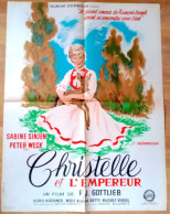 Affiche Originale Ciné CHRISTELLE ET L'EMPEREUR (DIE FORSTERCHRISTEL) Sabine SINJEN 1962 60X80cm Illu GG Noel - Affiches & Posters