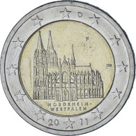 République Fédérale Allemande, 2 Euro, 2011, Stuttgart, TTB+, Bi-Metallic - Allemagne