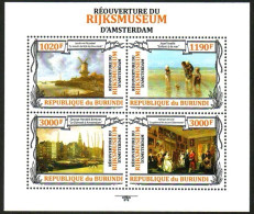 Burundi 2013 National Museum Collection Painting And Oil Painting,MS MNH - Unused Stamps