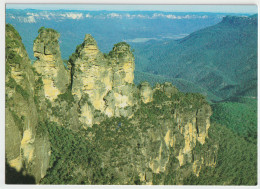 Australia NEW SOUTH WALES NSW 3 Sisters Mountain View From Echo Point KATOOMBA Bartel C127 Postcard C1990s - Otros & Sin Clasificación