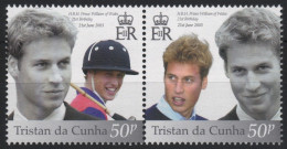 Tristan Da Cunha 2003 - Mi-Nr. 800-801 ** - MNH - Prinz William - Tristan Da Cunha
