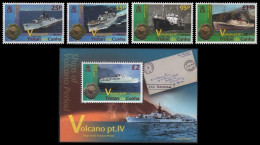 Tristan Da Cunha 2013 - Mi-Nr. 1157-1160 & Block 69 ** - MNH - Schiffe / Ships - Tristan Da Cunha