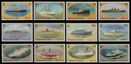 Tristan Da Cunha 1994 - Mi-Nr. 548-559 ** - MNH - Schiffe / Ships - Tristan Da Cunha