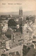 13301854 Basel BS Stadtbild Mit Muenster Und Rathaus Basel BS - Other & Unclassified