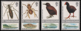 Tristan Da Cunha 1987 - Mi-Nr. 417-420 ** - MNH - Fauna - Tristan Da Cunha