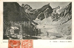 13300454 Seealpsee Berghuette Mit Saentis Appenzeller Alpen Seealpsee - Autres & Non Classés