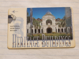 SINGAPORE-(147SIGB-0/a)-Singapore Art Museum-(96)(147SIGB-498522)($10)(1/1/1998)-used Card+1card Prepiad Free - Singapour