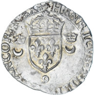 France, Henri II, Douzain Aux Croissants, 1553, Rennes, Billon, TTB, Gadoury:357 - 1547-1559 Enrique II