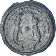 Suessions, Bronze Aux Animaux Affrontés, C. 60-50 BC, Classe II, Potin, TB+ - Gallië