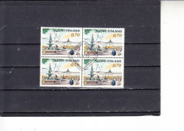 FINLANDIA  1973 - Unificato  680° (quartina) - Serie Corrente - Used Stamps