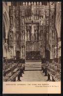 223aa* WINCHESTER CATHEDRAL * THE CHOIR AND REREDOS **! - Winchester