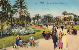 [-5%] FRANCE - Nice - Un Coin Du Jardin Albert Ier - Animé - Colorisé - Carte Postale Ancienne - Parks