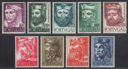 Portugal 1955 - Mi-Nr. 835-843 ** - MNH - Könige / Kings (II) - Nuevos