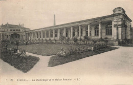 FRANCE - Epinal - La Bibliothèque Et La Maison Romaine - LL - Carte Postale Ancienne - Epinal