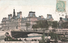 FRANCE - Paris - Hôtel De Ville - Édité Par Le Bon Marché - Carte Postale Ancienne - Andere & Zonder Classificatie