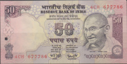 Delcampe - INDIA 2008 Rs.50 Rupees Note Fancy / Holy / Religious Number "786/UNC Condition NO 677786 - Inde