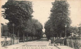 FRANCE - La Champagne Illustrée - Ay - Avenue De L Gare Prise Du Pont Victor Hugo - Carte Postale Ancienne - Ay En Champagne