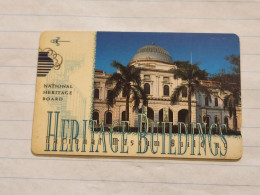 SINGAPORE-(147SIGC-0/b)-National Museum Building-(98)(147SIGC-081882)($20)(1/1/1998)-used Card+1card Prepiad Free - Singapour