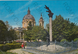 CARTOLINA  TORINO,PIEMONTE-LA BASILICA DI SUPERGA M.670-STORIA,MEMORIA,CULTURA,RELIGIONE,BELLA ITALIA,VIAGGIATA 1977 - Kerken