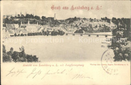 41968225 Landsberg Lech Ansicht Mit Jungfernsprung Lech Bruecke Landsberg Lech - Landsberg