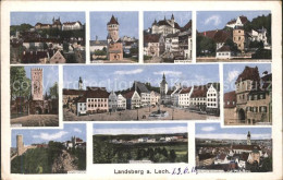 41968223 Landsberg Lech Mutterturm Hofgraben Turm Hauptplatz Marienbrunnen Bayer - Landsberg