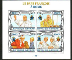 Burundi 2013 Pope Francis,MS MNH - Nuevos