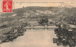 FRANCE - Rouen - Les Ponts Et La Côte Sainte Catherine - Vue Prise Du Transbordeur - Carte Postale Ancienne - Rouen