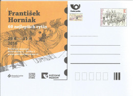 CDV PM 111 Czech Republic Exhibition In Post Museum In 2015 Pavel Horniak Engraving Mucha Motif - Engravings