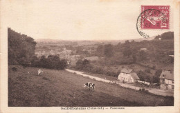 FRANCE - Gaillefontaine - Panorama - Vache Broutant Dans Un Pré - Carte Postale Ancienne - Andere & Zonder Classificatie