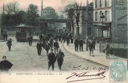 FRANCE - Saint Denis - Place De La Gare - Carte Postale Ancienne - Saint Denis