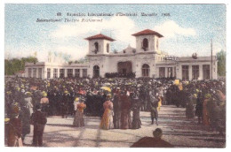 MARSEILLE - EXPOSITION INTERNATIONALE D ELECTRICITE - International Theatre Restaurant (carte Animée) - Internationale Tentoonstelling Voor Elektriciteit En Andere