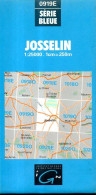 Carte IGN Josselin (56) édition 1987 - Carte Topografiche