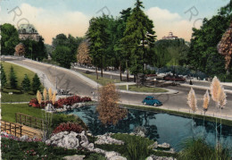 CARTOLINA  TORINO,PIEMONTE-PARCO DEL VALENTINO-IL LAGHETTO-STORIA,MEMORIA,RELIGIONE,BELLA ITALIA,VIAGGIATA 1954 - Parks & Gärten