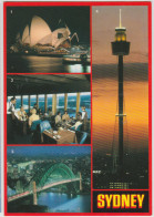 Australia NEW SOUTH WALES NSW Tower Restaurant Opera House Bridge Of SYDNEY Bartel 348 Postcard C1980s - Sydney