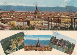 CARTOLINA  TORINO,PIEMONTE-PANORAMA-BASILICA DI SUPERGA-CULTURA,RELIGIONE,IMPERO ROMANO,BELLA ITALIA,VIAGGIATA 1971 - Chiese