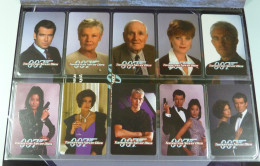UK - Great Britain - Space Group - Remote Memory - 007 - James Bond - Tomorrow Never Dies - Set Of 10 - Mint In Folder - [ 8] Companies Issues
